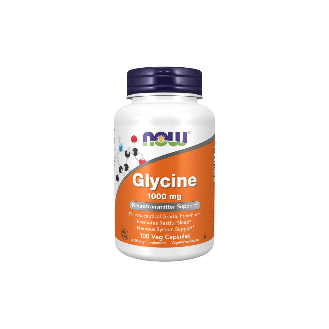Glycin 1000 Mg 100 Veg-Kapseln Now Foods